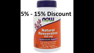 Discount - Now Foods, Natural Resveratrol, 200 mg, 120 Veg Capsules Review