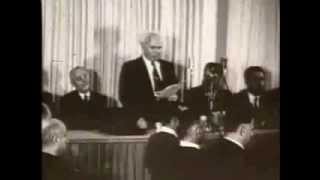 David Ben-Gurion speech on Israel's 10th anniversary