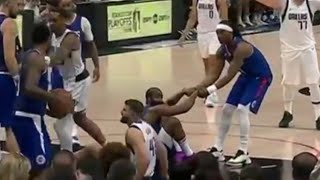 Ivica Zubac Flagrant Foul on Maxi Kleber  Dallas