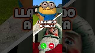 MINION HABLA CON SANTA CLAUS #llamada