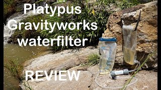 Platypus gravityworks water filter 2.0l kit