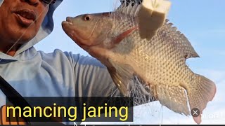 mancing ikan nila di waduk bareng Mbang Arik laso