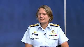 Coast Guard Commandant Adm  Linda Fagan, first woman to lead a military branch