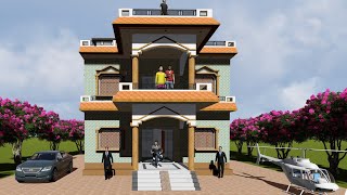 1200 squire feat most popular house design |घर का ऐसा डिजाइन पहले बार देखोगे | house walkthrough