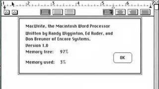 MacPaint & MacWrite Guided Tour