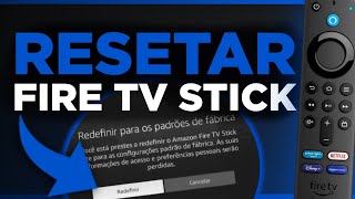 Aprenda Como Resetar de Fábrica o Amazon FIRE TV STICK Lite EM 1 MINUTO | Redefinir o Fire TV Stick