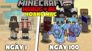 KURO TÓM TẮT 100 NGÀY SINH TỒN TRONG MINECRAFT HOANG MẠC SIÊU KHÓ!!