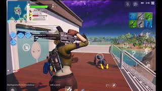 Died while saving teammate😭Killing bots in Fortnite Battle Royale