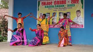 Tulasi Mandap Santali Dance Video Darogadahi Golei, Baripada 2023 #santalidancevideo #santalistage