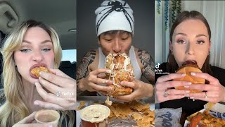 Tiktok mukbang compilation part-94 | canes ,nuggets and more