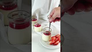 PANNA COTTA DÂU TÂY (STRAWBERRY PANNACOTA )