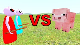 PIGGY Roblox vs PIG Minecraft - WHO WINS? (GMOD)