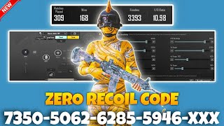 BGMI BEST 🔥 SENSITIVITY SETTINGS | BGMI SENSITIVITY CODE TODAY | BGMI ZERO RECOIL SENSITIVITY CODE.