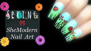 💐  Spring Nail Art | SheModern Foil Arts