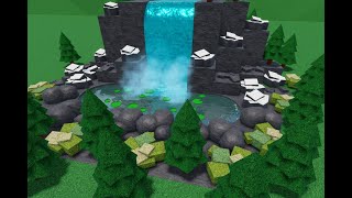 How To Build A Waterfall With NO Game Pass | Theme Park Tycoon 2 | TPT2 | Roblox