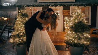 Amelia + Joshua - Wintery Wonderland Wedding