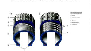Конструкция и маркировка шин