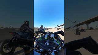 Kawasaki Ninja H2 vs Kawasaki Ninja H2 #insta360