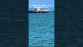 Aqua jogging 🏊‍♂️🏊‍♀️ #swim #sanfrancisco #jogging #2023