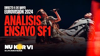 Reacción a los ensayos de la PRIMERA SEMIFINAL de EUROVISIÓN 2024 | Nu kör vi Euromovidas