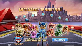 paw patrol the mighty movie activate to tap a mighty pup