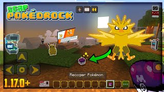 Addon de Pokémon para Minecraft Pe 🤯 | SERP POKÉDROCK Review Completa | MCPE 1.16.100 - 1.17.10