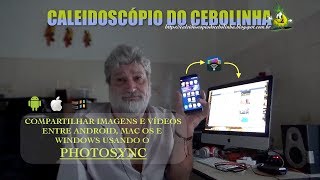 COMPARTILHAR IMAGENS E VIDEOS COM O PHOTOSYNC