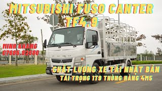 XE TẢI MITSUBISHI FUSO CANTER TF4.9 | CHẤT LƯỢNG XE TẢI NHẬT BẢN | TẢI TRỌNG 1T9 THÙNG HÀNG 4M45