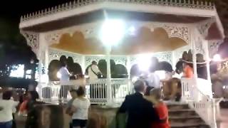 Parque de la marimba de noche