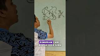 Penjumlahan pecahan metode kupu kupu 1/2 + 1/3 #trisnomathnian #maths