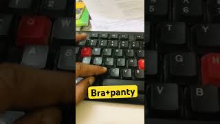 Create bra+panty ms word #tech #msword #mswordmehindikaiselikhe