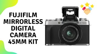 Fujifilm X-T200 Mirrorless Digital Camera w/XC15-45mm Kit - Silver Overview