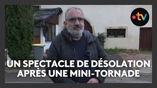 Haute-Saône : une mini-tornade traverse un village