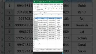 Serial No. hack in Excel | Excel Data Entry | Excel Tricks #excel #excelhacks