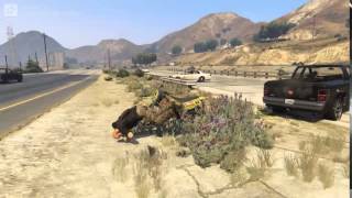 GTA 5 (PS4) Epic Motorcycle Crash #9