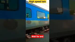 😨😨 to speed tain next level 😱😱 #railway #shortvideos #vrial