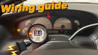 Ford Lightning AEM Wideband Failsafe Gauge Wiring | Sct X4 Firewire How To Guide