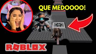 NUNCA JOGUE ESSE OBBY ASSUSTADOR - ROBLOX!!!