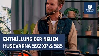 Enthüllung der neuen Husqvarna 90 ccm Kettensägen | Husqvarna 592 XP® und 585 (englisch)