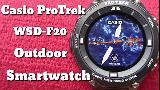 Casio ProTrek WSD-F20 : Watch Face Basics