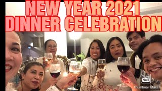 NEW YEAR 2021 DINNER CELEBRATION