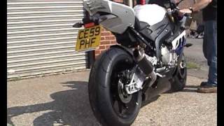 AUSTINRACING BMWS1000RR AR-CS Exhaust sound test www.austinracing.info