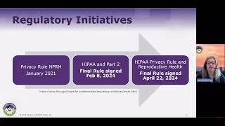 HCGTV: Webinar Snippet - HIPAA Privacy Rule and Reproductive Health