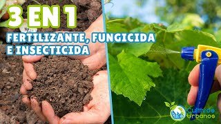 🟢 ¡ INCREIBLE 3 EN 1 ! 🍅 FERTILIZANTE, FUNGICIDA E INSECTICIDA  🦟TODO LO QUE TU HUERTA NECESITA 🌱