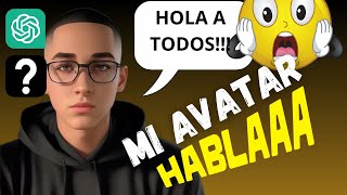 Como Hacer tu PROPIO AVATAR  con inteligencia artificial | para tus videos en redes sociales🤖