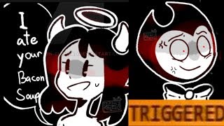 DO NOT steal Bendy's bacon soup! (Bendy Comic Dub Compilation)