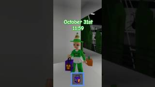 Me a minute after halloween #trending #roblox #brookhaven #funny