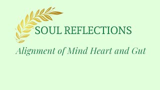 Soul Reflections: Alignment of Mind Heart and Gut