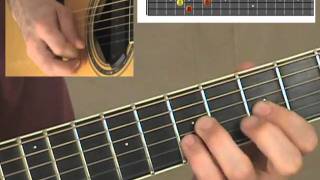 D7 Arpeggio A shape Guitar Exercise