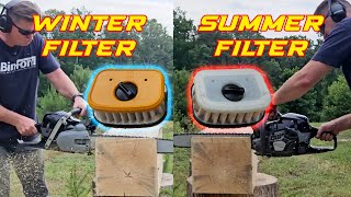 562xp Standard filter vs Winter filter